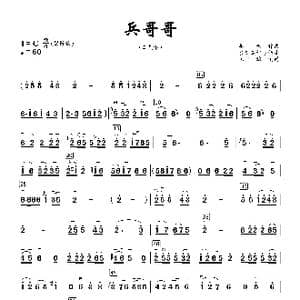 兵哥哥_歌曲简谱_词曲:石顺义 羊鸣