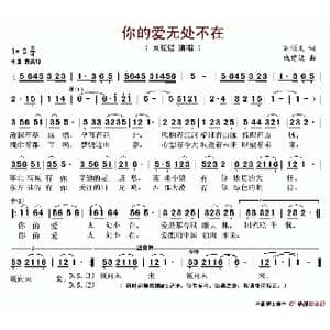 你的爱无处不在_歌谱投稿_词曲:石顺义 戚建波