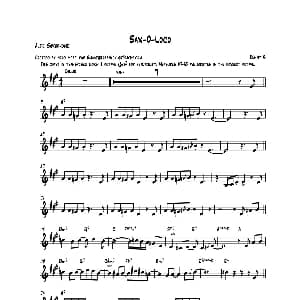 萨克斯谱 | Sax o Loco 中音萨克斯