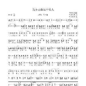 我不是 你城中的人_歌曲简谱_词曲:刘艳梅 李 想