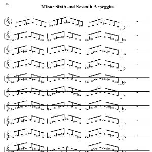 Minor Sixth and Seventh Arpeggios 小号
