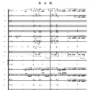 老司机 管弦乐队总谱