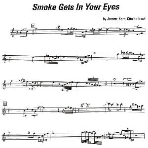 萨克斯谱 | Smoke gets in your eyes