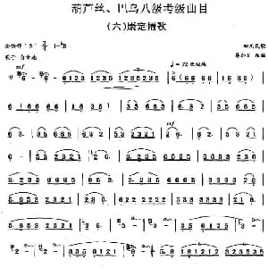 巴乌八级考级曲目 康定情歌 易加义改编