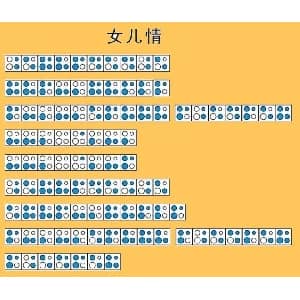 女儿情 四孔陶笛谱