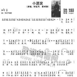 小酒窝_歌谱投稿_词曲:王雅君 林俊杰