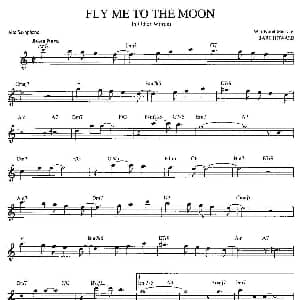 萨克斯谱 | FLY ME TO THE MOON