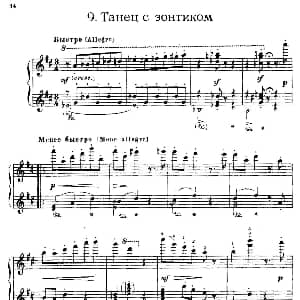 The Red Poppy Op.70 钢琴谱 莱因霍尔德 莫里泽维奇 格里埃尔 Reinhold Moritzevich Glière