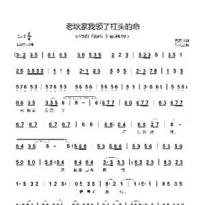 老耿家我领了杠头的命_歌曲简谱_词曲:姜济川 郗长居