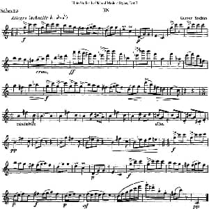 长笛曲谱 | 斯勒新老风格长笛练习重奏曲 第三部分 NO.38 NO.40 Siegfried Thiele S. 斯勒