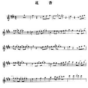 小提琴谱 | 花香