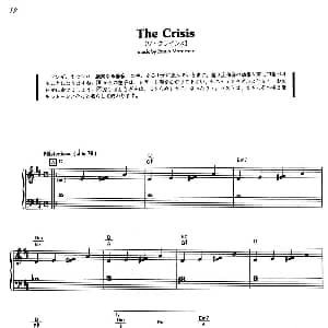 The Crisis 钢琴谱 意 埃尼奥 莫里康内 Ennio Morricone