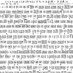 京剧谱 | 佘氏女在金殿一本启奏 太君辞朝 选段 琴谱 李鸣岩 黄士骧