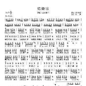 结婚啦_歌曲简谱_词曲:基地小虎 基地小虎