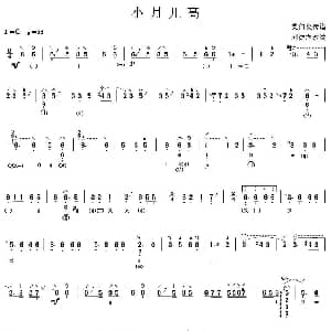 琵琶谱 | 小月儿高 刘德海改编版