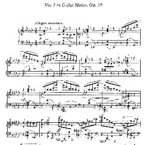 4 Valses Caprice 钢琴谱 加布里埃尔 福雷