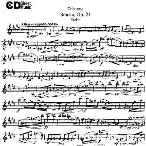 小提琴谱 | Dohnanyi Sonata Op.21
