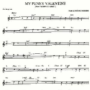 萨克斯谱 | MY FUNNY VALENTINE