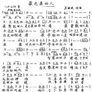 最光荣的人_歌谱投稿_词曲:吴海波 吴海波