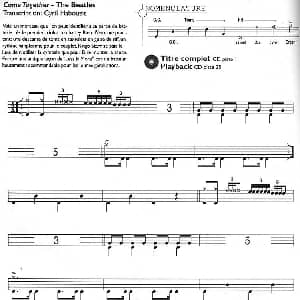 Beatles Come together 爵士鼓谱