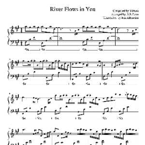 River Flows in You_歌谱投稿_词曲:纯音乐 李闰珉