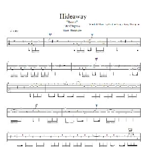 hide away 吉他谱 The Corrs