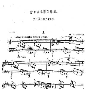 16 Preludes Op.9 钢琴谱 狄奥多 柯希纳