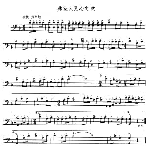 彝家人民心向党 大阮练习简短乐曲