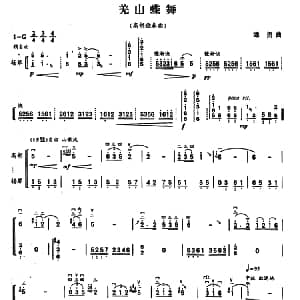 羌山蝶舞 高胡独奏 扬琴伴奏 谭勇