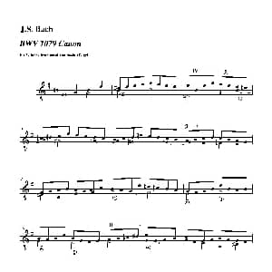 螃蟹卡农 吉他谱 巴赫曲 格拉那多斯改编