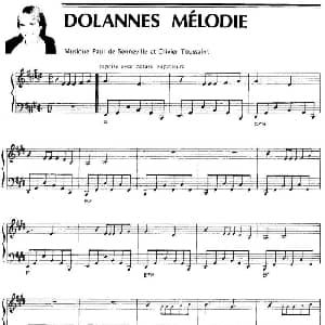 DOLANNES MELODIE 钢琴谱