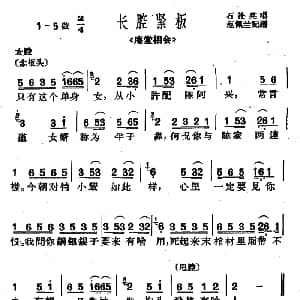 沪剧 只有这个单身女 庵堂相会 选段 石筱英