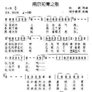 南京知青之歌_民歌简谱_词曲:任毅 任毅