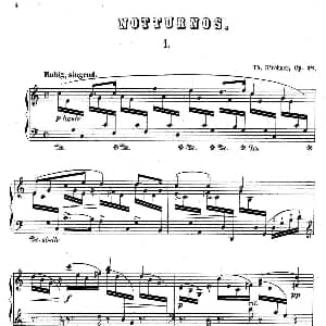 Nachtstücke Op 28 钢琴谱 狄奥多 柯希纳