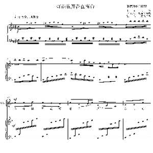 灯碗碗开花在窗台女声二部合唱谱_歌曲简谱