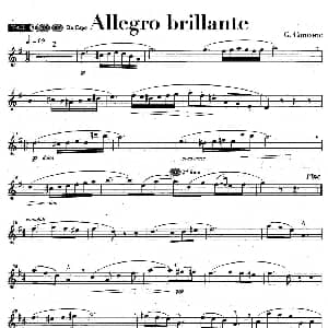 萨克斯谱 | Allegro brillante G Concone