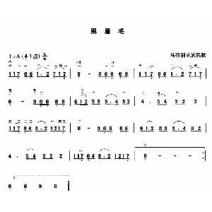 二胡谱 | 黑眉毛