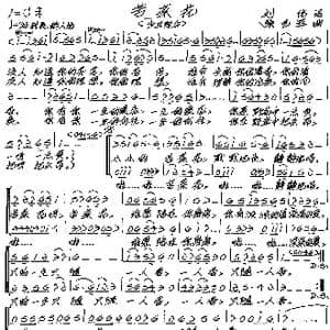 苦菜花_歌谱投稿_词曲:刘伟 张艺军