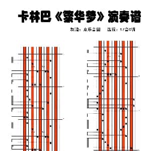 繁华梦 拇指琴卡林巴琴演奏谱 林海 宋阳