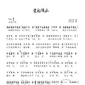 爱的傻瓜_歌曲简谱_词曲:刘顶柱 刘顶柱
