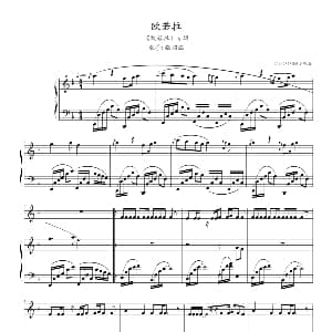 欧若拉 钢琴谱 05895464制谱