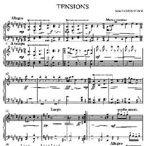 Tensions_歌曲简谱_词曲: 萧淳元