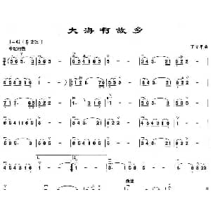二胡谱 | 大海啊故乡