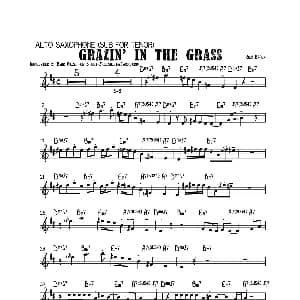 萨克斯谱 | GrazinInhe Grass 中音萨克斯