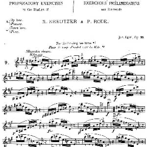 小提琴谱 | 顿特24首小提琴练习曲 作品37—9 顿特