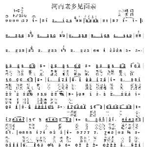 河南老乡见面亲_歌曲简谱_词曲:王春明 姜振