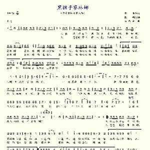 黑孩子赛林娜_歌谱投稿