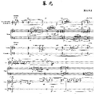 暮光 总谱 陈思昂