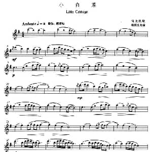 长笛曲谱 | 小白菜 韩国良 改编