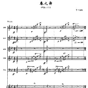 春之舞 弹拨乐合奏 李云涛
